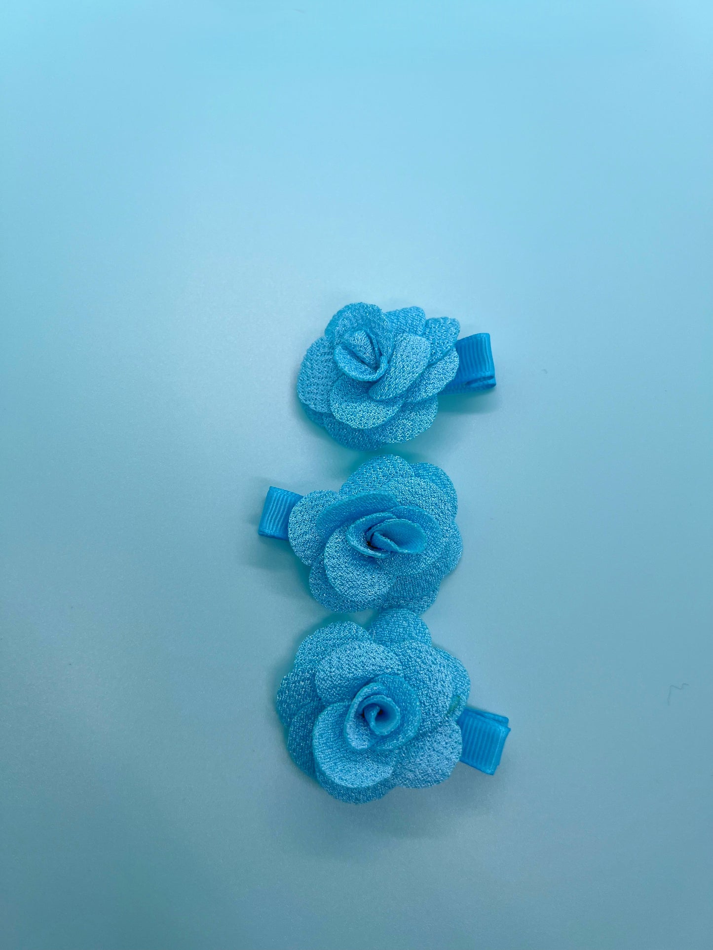 Rose hair clips