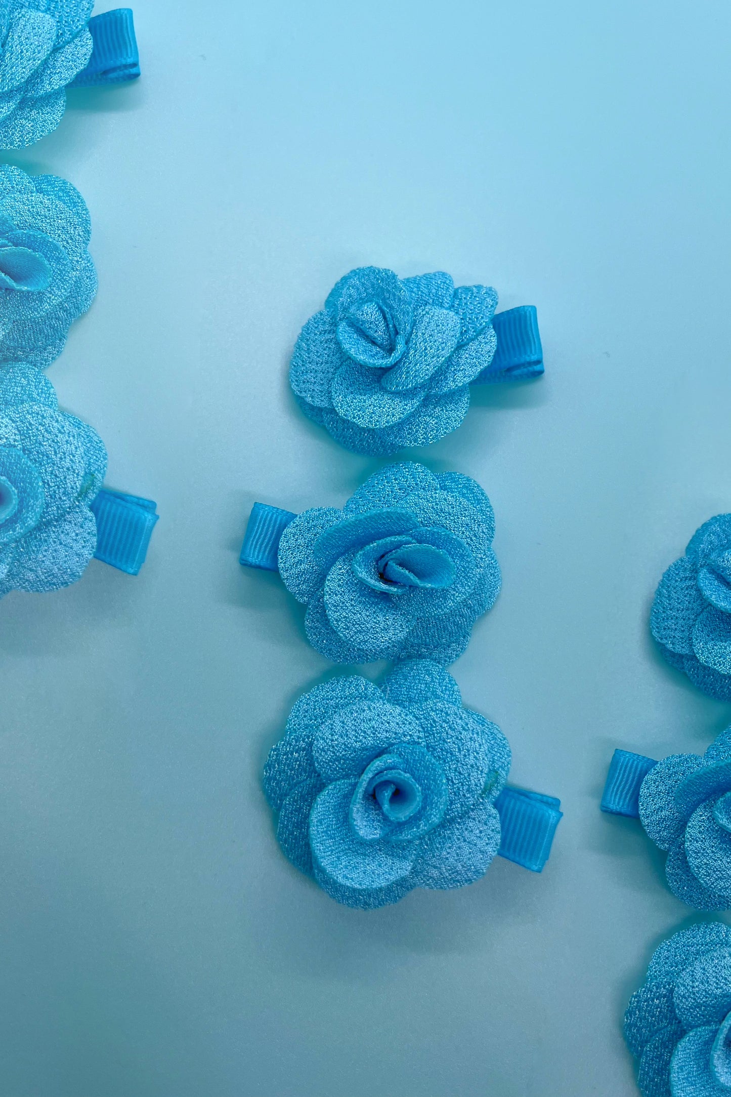 Rose hair clips