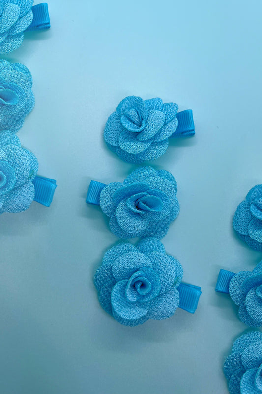 Rose hair clips