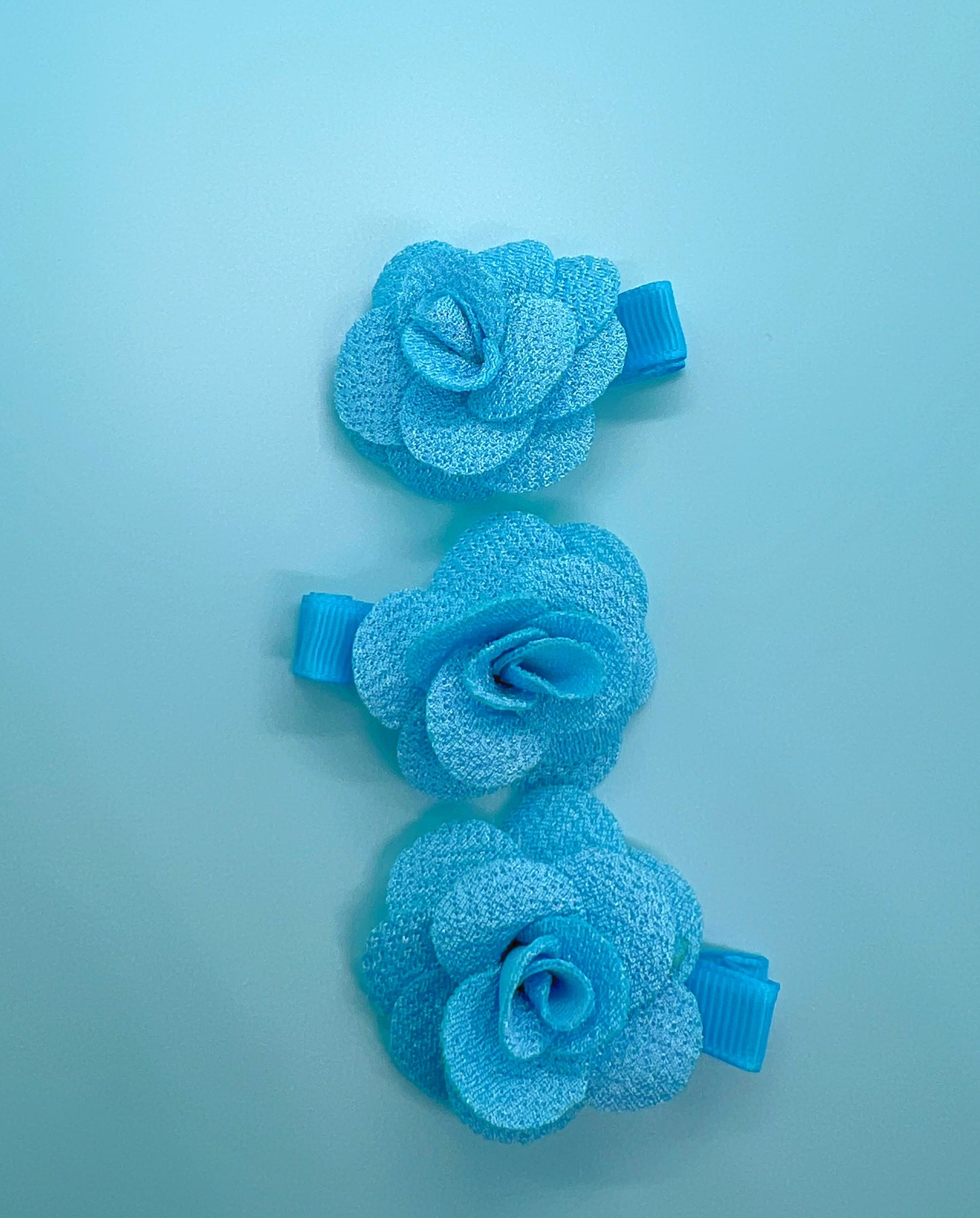 Rose hair clips